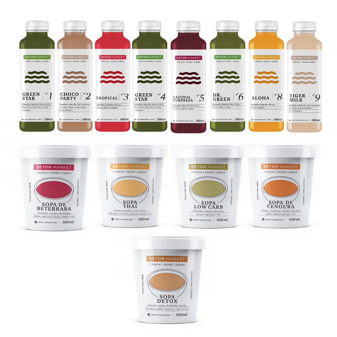 SUPER DETOX CONGELADO + 4 SOPAS EXTRAS
