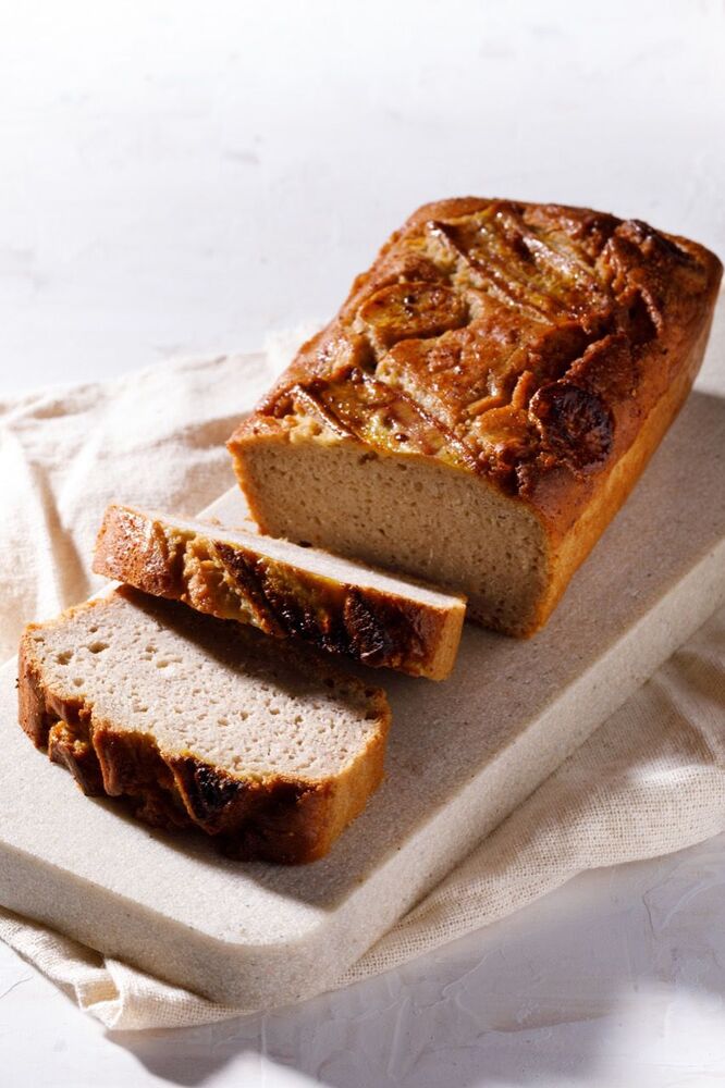 bolo banana sem gluten