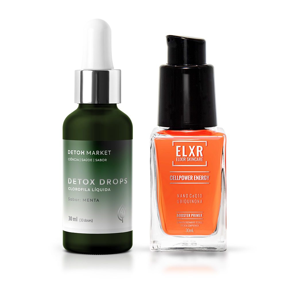 ENERGIA ESSENCIAL: Detox Drops + Booster Primer